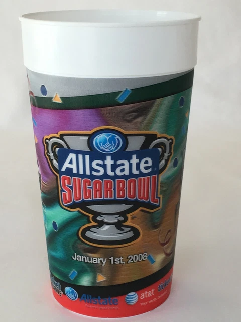 2008 Sugar Bowl UGA vs Hawaii Hologram Souvenir Cup University Georgia Bulldogs