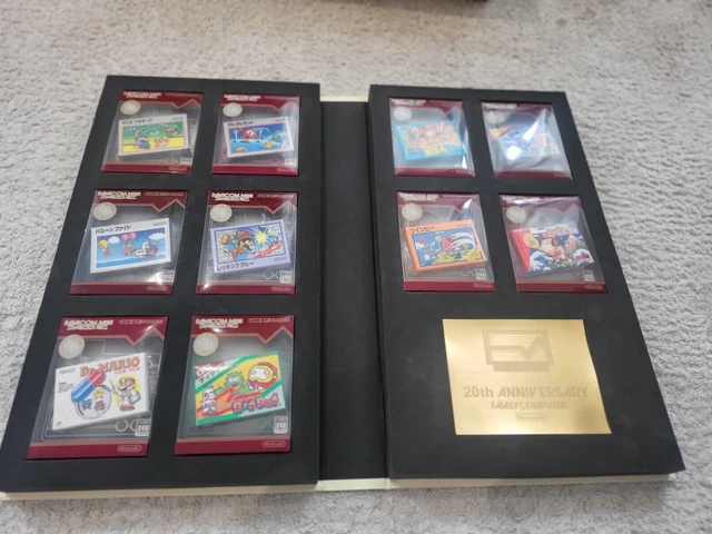 COFFRET Family Computer nes nintendo mini anniversary gba game boy advance 8