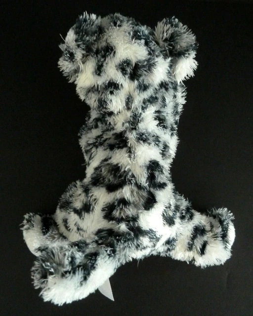 F7. DOUDOU PELUCHE PAIRI DAIZA LEOPARD PANTHERE JAGUAR BLANC NOIR 22cm - TTBE EUR 19,90 