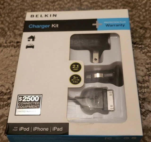 Belkin Charger Kit for Apple iPhone, iPod, and iPad - Black