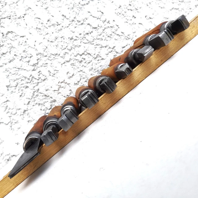 Outils ancien armurier crossier travail du bois gouge - Autres outils à
