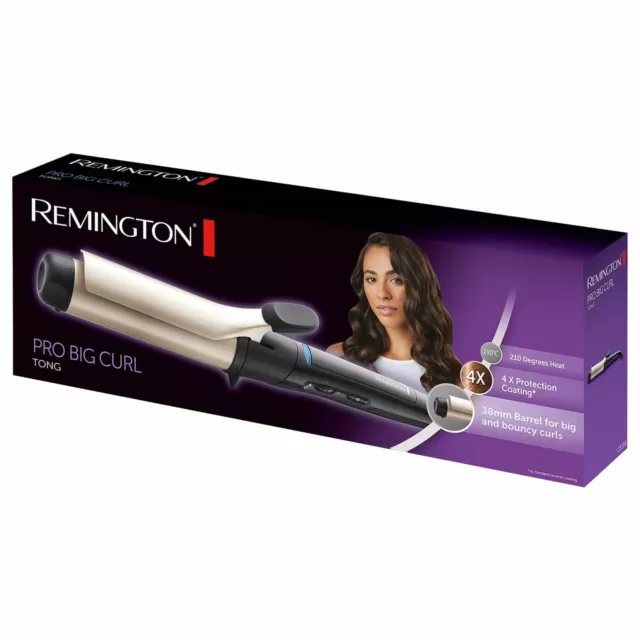 Remington Pro Big Curl Hair Curling Tongs Ideal For Big & Bouncy Curls