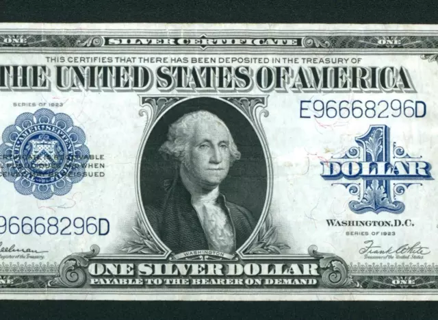 $1 1923 Silver Certificate ** PAPER CURRENCY AUCTIONS ** COMBINED SHIPPING