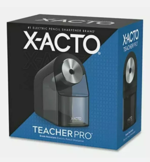 X-acto TeacherPro Classroom Electric Pencil Sharpener, Blue (EPI1675X)