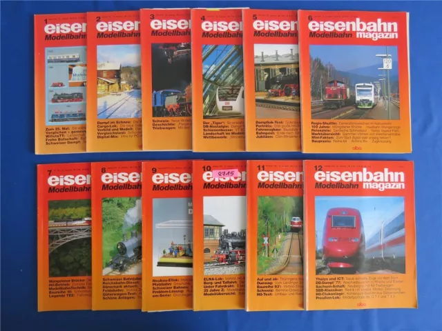 Eisenbahn Magazin Modellbahn Jahrgang 1997 komplett Modelleisenbahn Zeitschrift