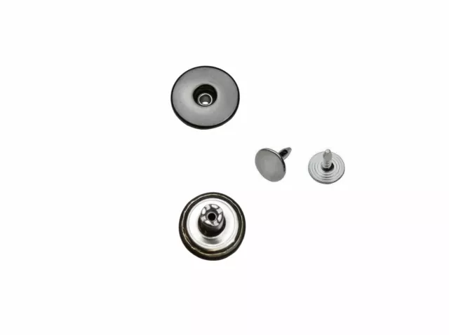 Jeansknöpfe, Rostfrei, Metallknopf, 14mm, 17mm, 20mm, MetallKnöpfe,fester Sockel