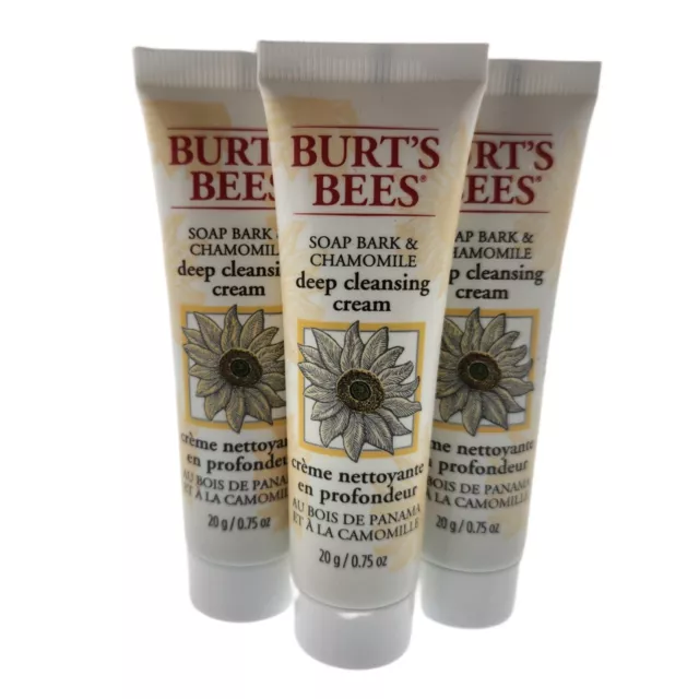 Burt's Bees Natural Cleanser Soap Bark and Chamomile Deep Cleansing Cream