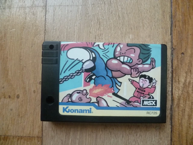 Cartouche KONAMI MSX Yie Ar KUNG-FU 1985 et mode d'emploi