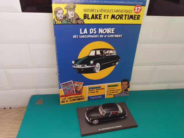 la citroën DS noire  1/43 Les vehicules de Blake et Mortimer hachette