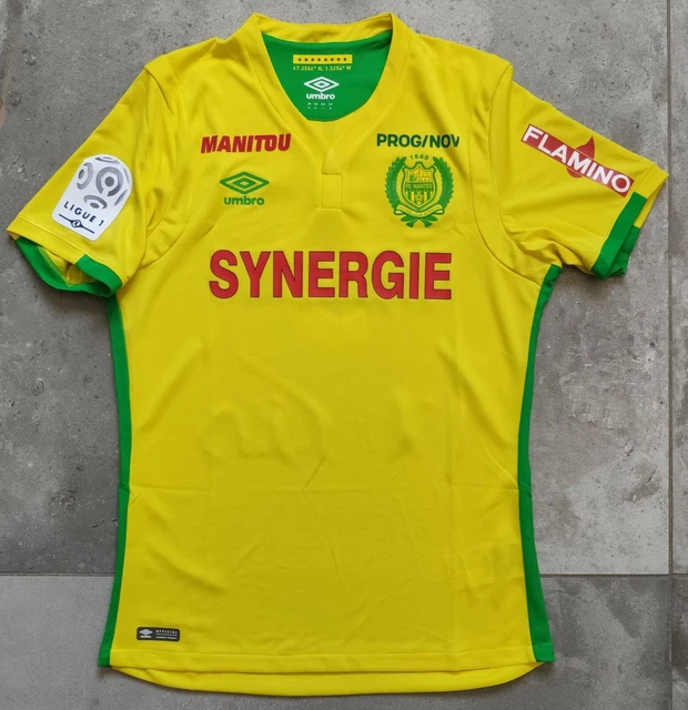 MAILLOT FC NANTES Le Coq Sportif Coupe ligue Berson #13 Jersey Homme - L EUR 300,00 - FR