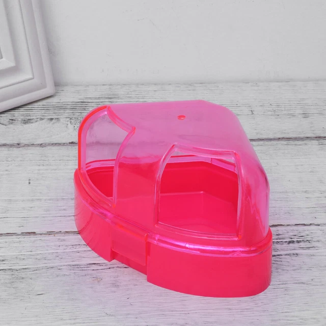 Bagno in criceto a doppia porta WC in plastica WC per Hamste