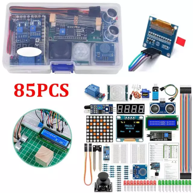 Complete Starter Kit for Arduino with UNO R3 Nano V3 0 2560 Mega 328 and More