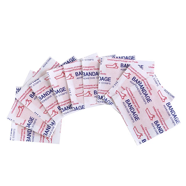 10pcs/lot flexible band aid plaster sterile hemostasis stickers 3.8cmx3.8cm  BII