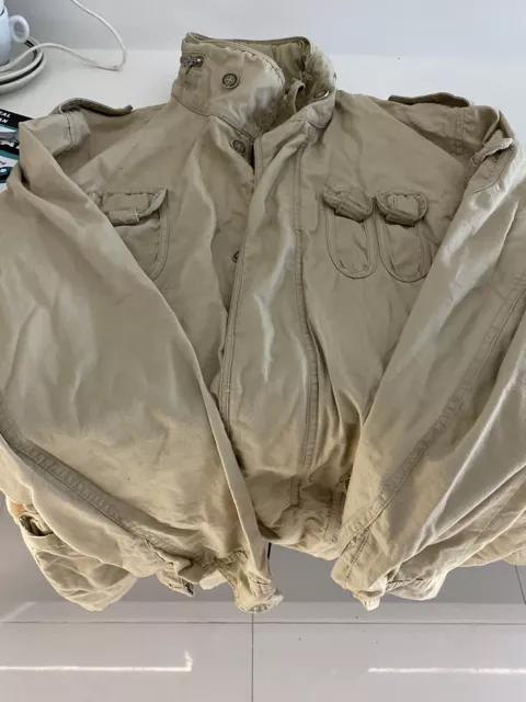 LRG LIFTED RESEARCH Group Khaki Jacket Vintage XL 45.00 PicClick UK