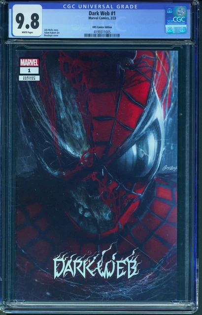 Dark Web 1 CGC 9.8 Bosslogic Variant