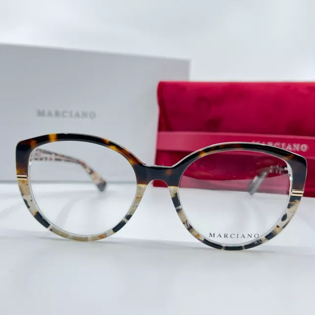 Marciano By Guess Eyeglasses GM0375 052 Brown Tortoise Cat Eye 52[]18 145 mm