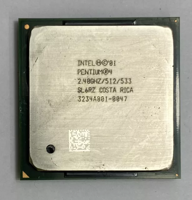 INTEL PENTIUM 4 SL6RZ 2.40GHz 512KB 533MHz Socket 478 Processor Northwood Core 9.99 PicClick UK
