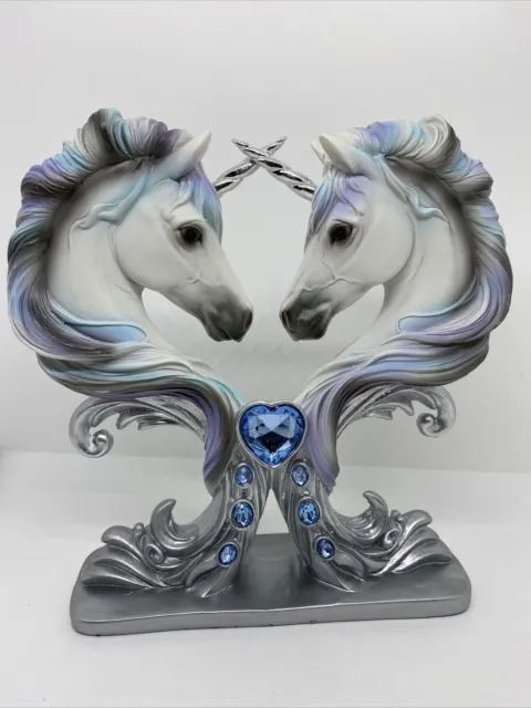 Nemesis Now Designs Pure Affection Baroque Unicorn Bust Figurine 20.5cm NEW