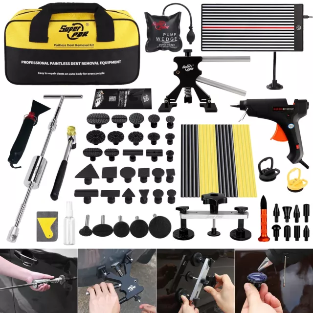 Professional Paintless Dent Removal Tool Car Dent Repair Kit Dent Puller Tools