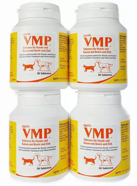 4 x Zoetis VMP Tabletten – 50 Tabletten für Ihren Hund und Ihre Katze