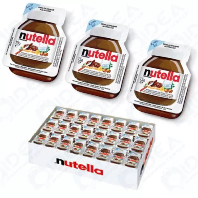 240 ORAN MONO Portions Nutella De 15 Gr Chocolat Unidoses FERRERO Kinder  EUR 66,53 - PicClick FR