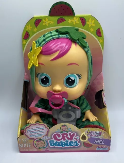 Cry Babies Tutti Frutti Mel Watermelon Interactive Baby Doll Cries Real Tears