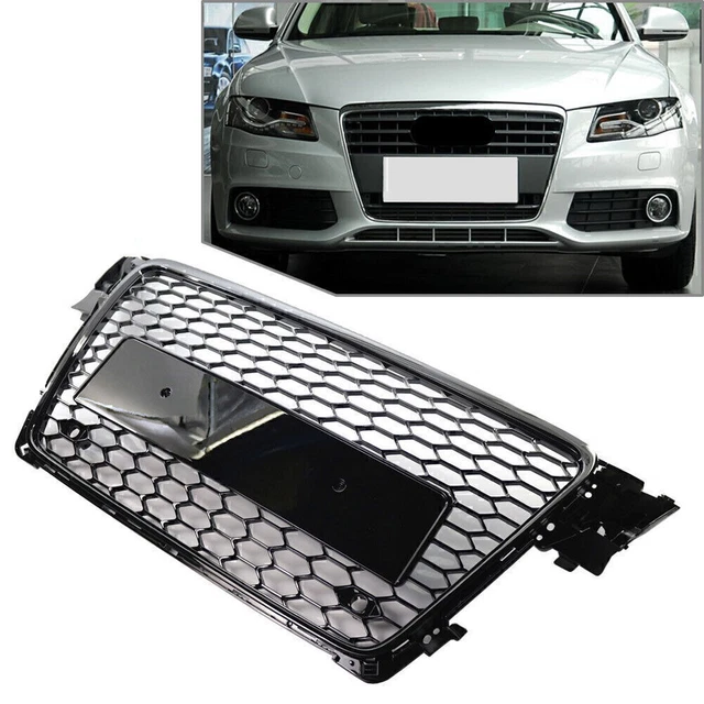 Griglia Auto In Alluminio 100x33 Cm - Rete Universale Per Paraurti E Prese Aria - Foto 4