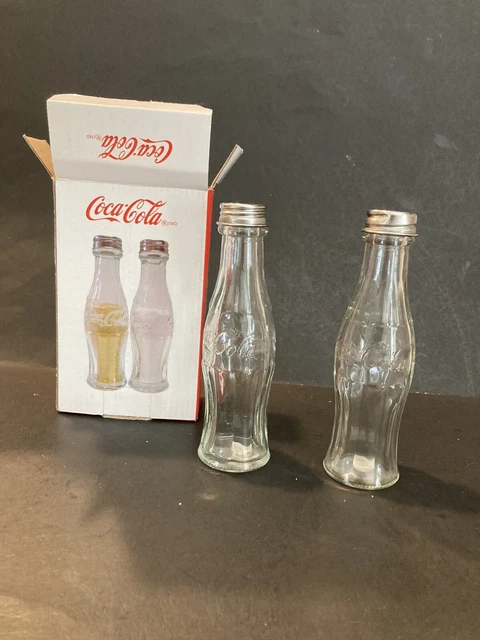Coca Cola Unique Salt and Pepper Set Great for BBQ
