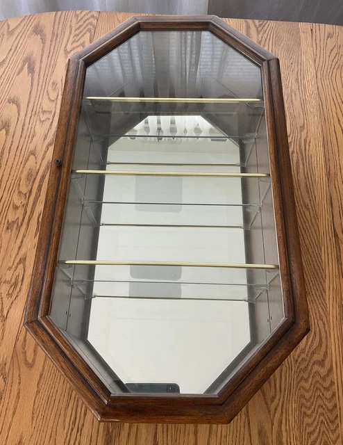 Butler Specialty Co Curio Cabinet Display Case Wall Mount Mirror Glass Door Butler Specialty Co Curio Cabinet Display Case Wall Mount Mirror Glass Door