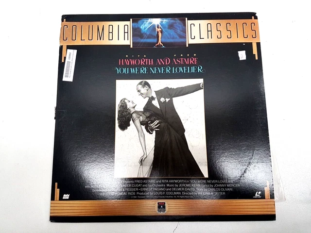 You Were Never Lovelier Rita Hayworh Fred Astaire Laser Disc Laserdisc Ld
