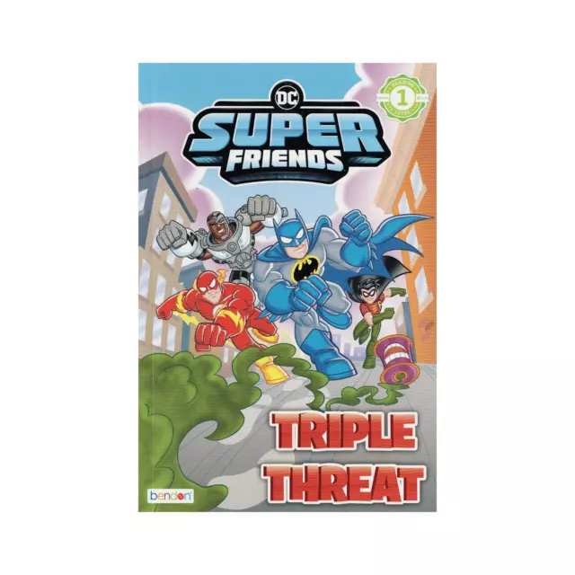 Ready to Read LEVEL ONE K1 to 1:  DC Super Friends - Triple Threat - 24 pages