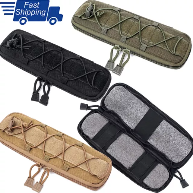 Tactical Military Molle Knife Pouch Outdoor Waist EDC Tool Bag Flashlight Holder