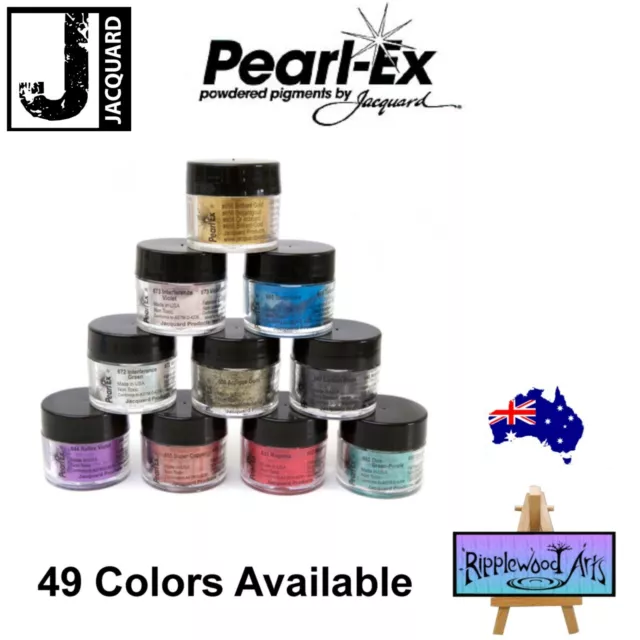 Jacquard PEARL EX PIGMENTS  54 Colors Available   3gm Jars + Combined Postage 2