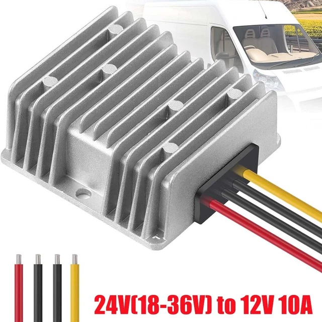 Spannungswandler 24V DC Auf 12V DC – 10 A, 120 W, Für KFZ, CE & E8 Zertifiziert