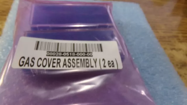 Lot of 2 Kulicke & Soffa: 08028-0518-000-00 Gas Cover Assemblies.  New Old Stock