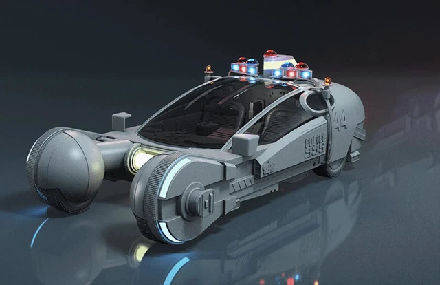 POLICE SPINNER 'CAR' Blade Runner 2049 Resin 3D Printed Model Kit ...