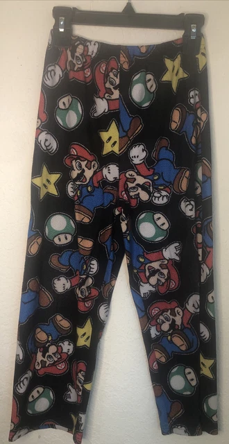 Super Mario Bros. Sleep Lounge Pajama Pants Size 8