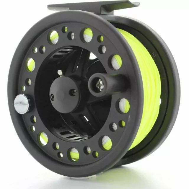 LAS FISHING FLY Reel With DT5 Green Floating Line , Backing +loop fitted  £39.99 - PicClick UK
