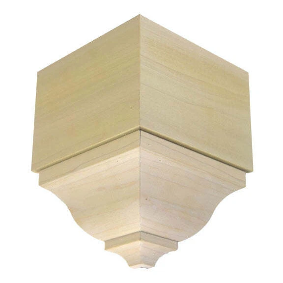 Hardwood Crown Molding Outside Corner Block EWCR83