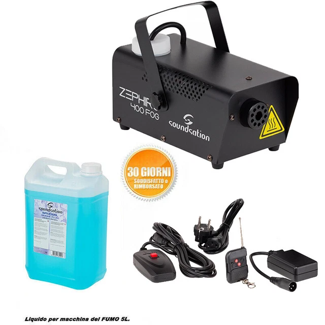 Macchina Del Fumo Portatile LYNCA S30 Con Telecomando - 30W, Batteria, 60ml Liquido Per Foto E Feste - Foto 5