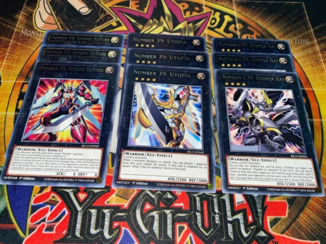 Number UTOPIA/UTOPIC BUNDLE |Yu-Gi-Oh! King's Court - 9 Cards | KICO-EN Rares |