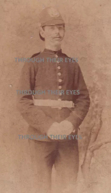 Original photo of a Victorian  British army soldier