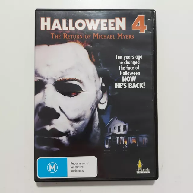Halloween 4 The Return Of Michael Myers DVD Region 4 (1988 Movie) Horror
