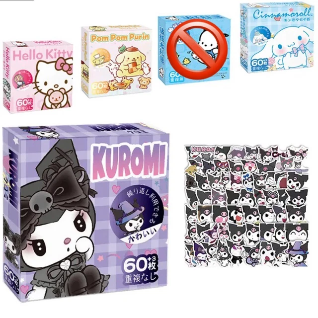 SANRIO CHARACTERS STICKERS Hello Kitty, Kuromi and Cinnamoroll Stickers