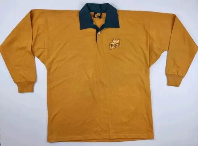 Vintage Bundaberg Rum Rugby Bundy Collared Jersey Polo Shirt EC Mens Large XL