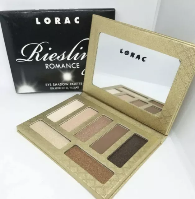 Lorac Riesling Romance Eye Shadow Palette BNIB .41 oz New Sealed Box