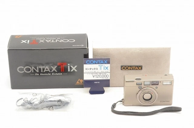 [MINT in BOX]Contax Tix Carl Zeiss 28mm f/2.8 Point＆Shoot APS Camera From JAPAN