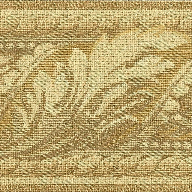 VICTORIAN GOLD LEAF Scroll Wallpaper Border 30 feet length "FREE