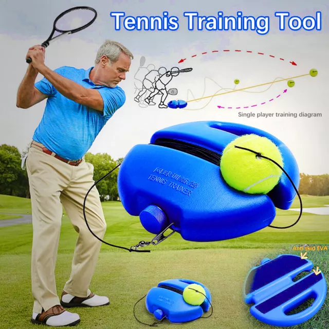 Tennis Training Tool Exercise Tennis Ball Sport Self-study Ball Tennis Trai*wl