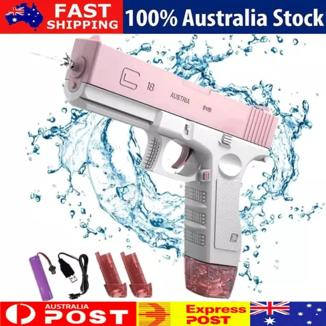 Electric Water Guns Pistol for Adults Children Summer Pool Beach Toy Outdoor AU